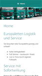 Mobile Screenshot of europack-huebner.de